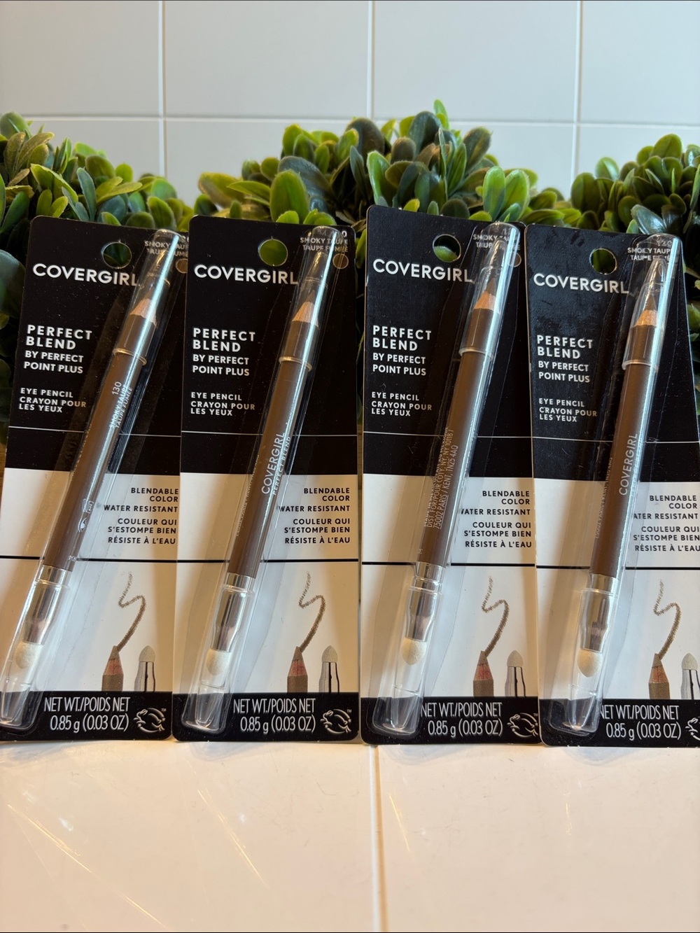 Set of 4 COVERGIRL Perfect Blend Eye Pencil Smoky Taupe #130